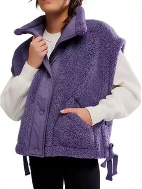 FP Movement Women's Scout It Out Fleece Vest Size XS Graphite NWT